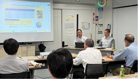 業務説明会の様子