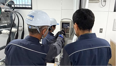 現場体験会の様子