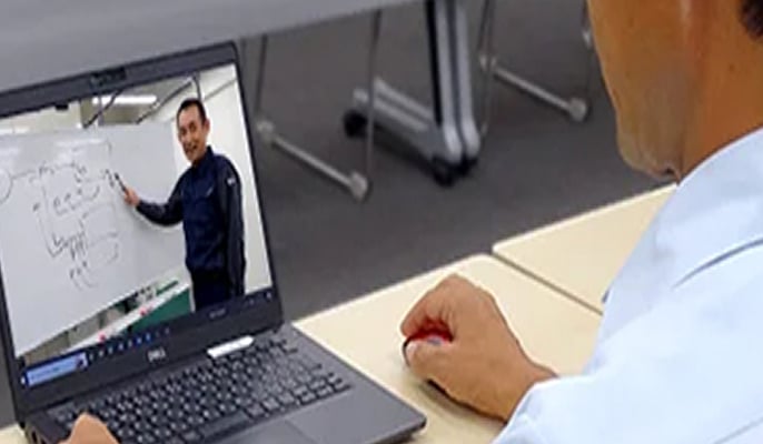 オンライン説明会の様子